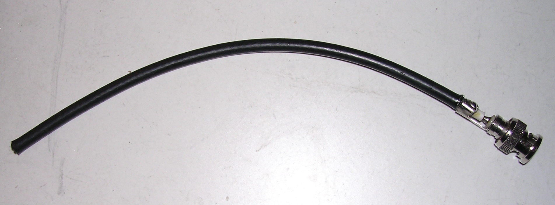 cable is attached to the BNC-Connector
